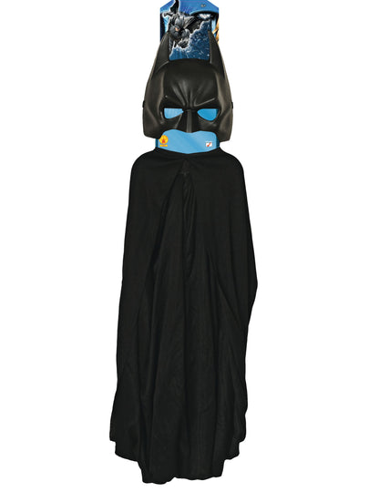 Vue d'ensemble du kit cape et masque Batman