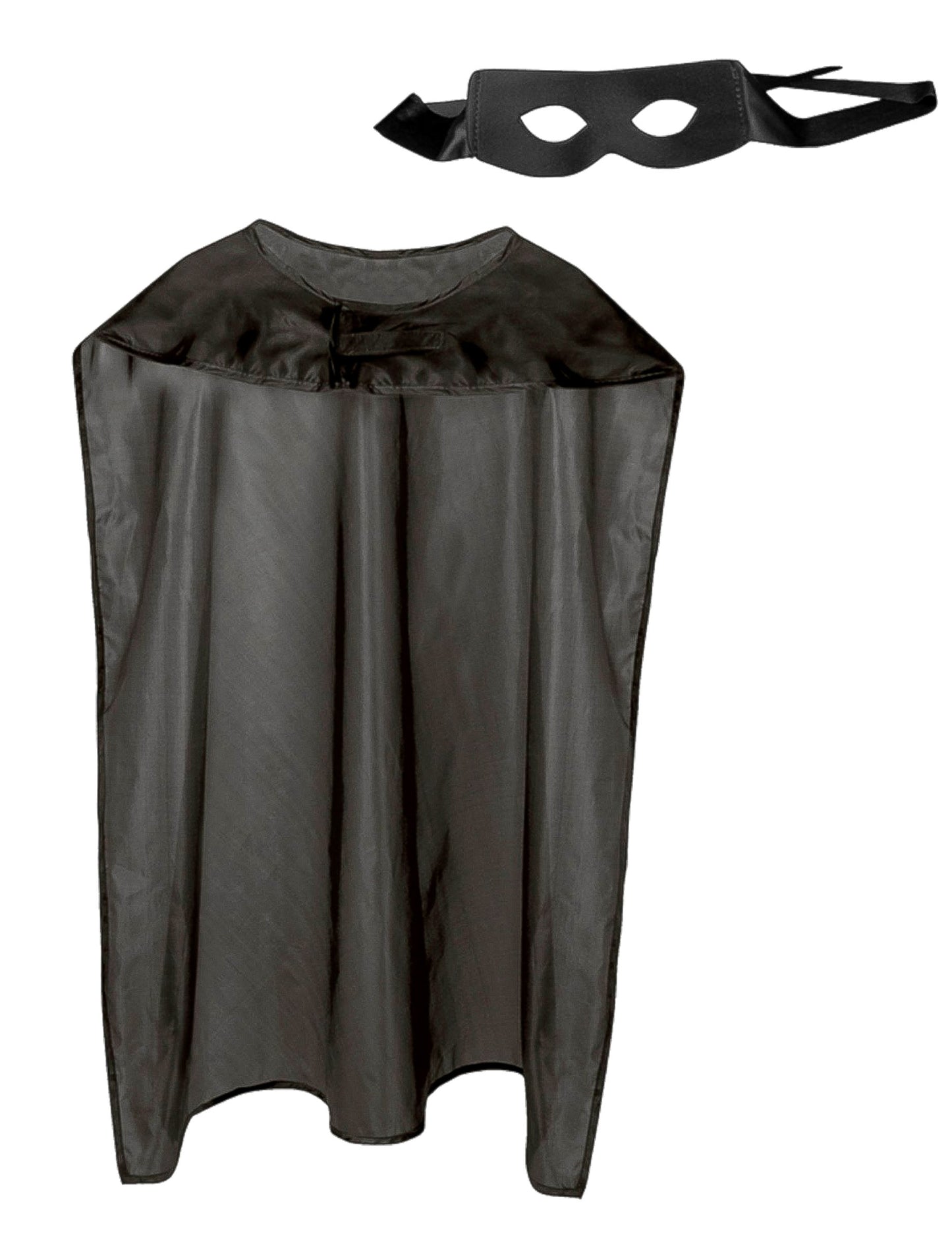 Kit Cape és Super Hero Mask fekete felnőtt