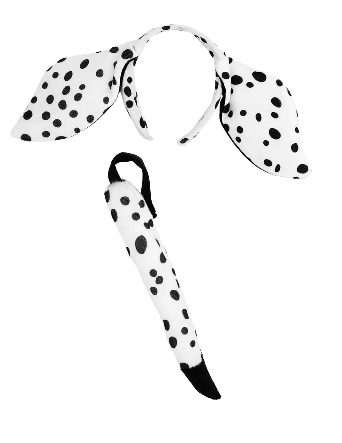 fejpánt fülek és farok a dalmata kutyák felnőtt készletéhez