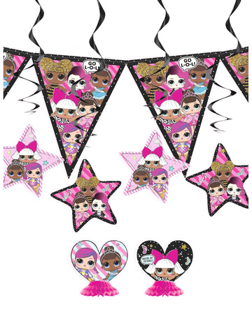 LOL Surprise™ szülinapi dekorációs készlet, 7 darabos 