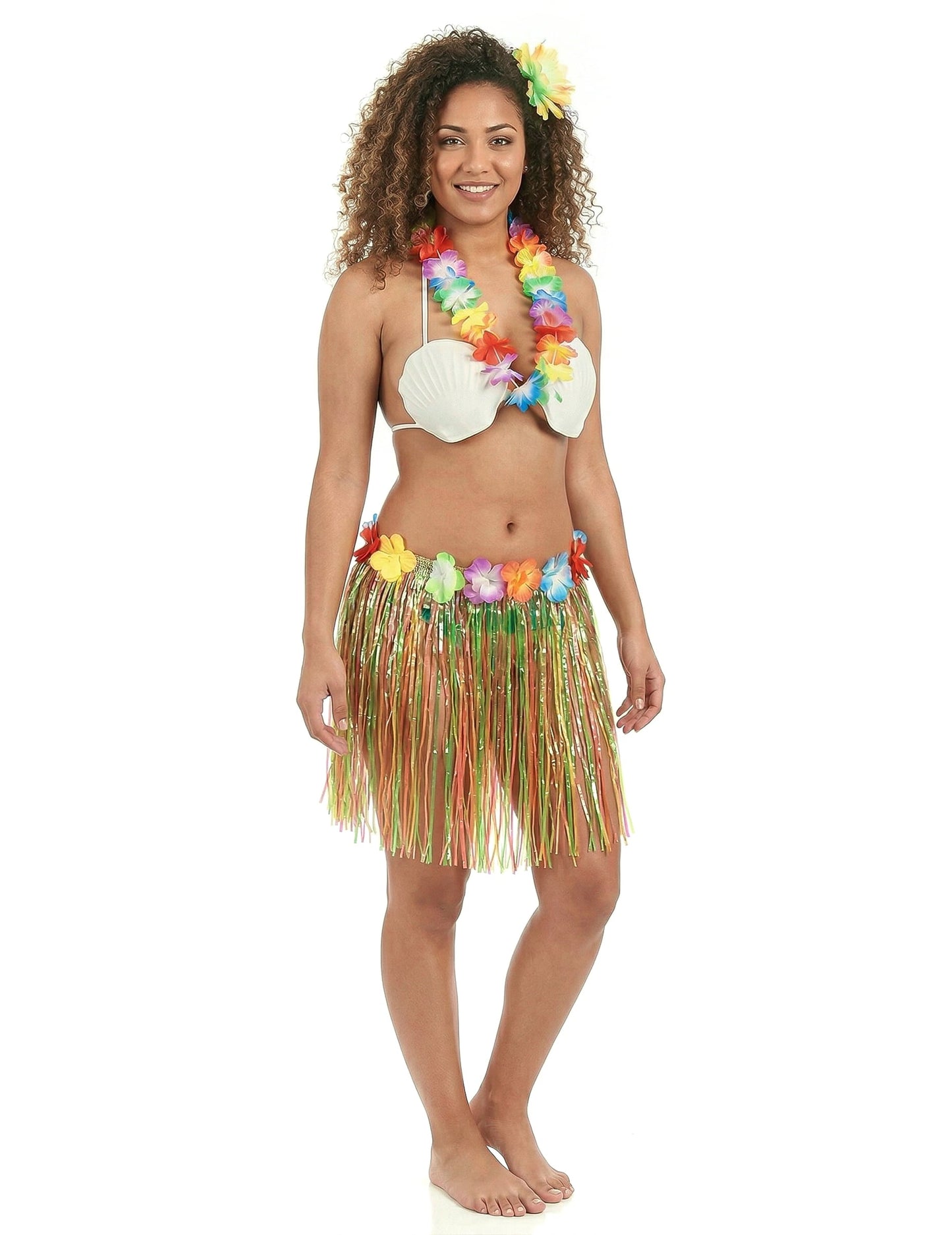 Vue d'ensemble du kit déguisement Hawaï