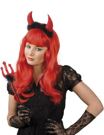 Halloween női ördög készlet