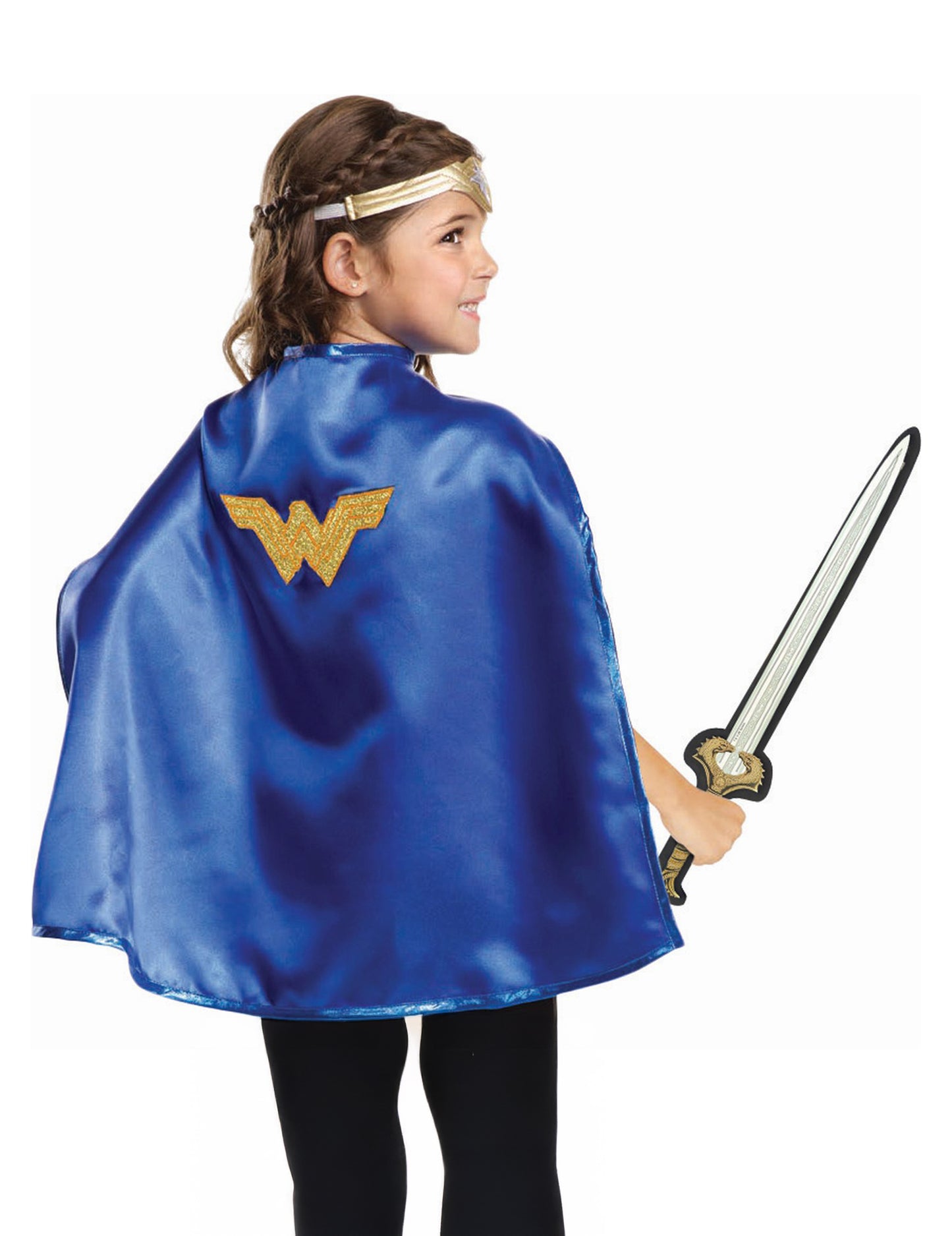 Lépéskészlet és Wonder Woman Girl Cape