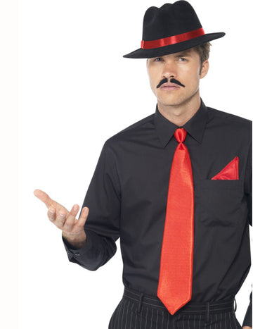 Felnőtt vörös gengszterkészlet