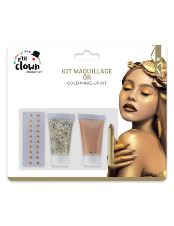 Arany csillogó sminkkészlet