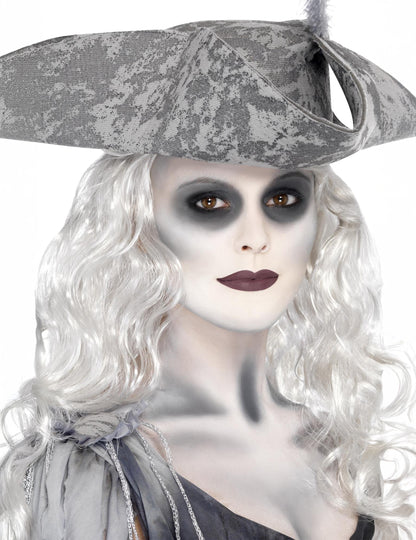 Kit maquillage pirate des mers pour femme gris et blanc
