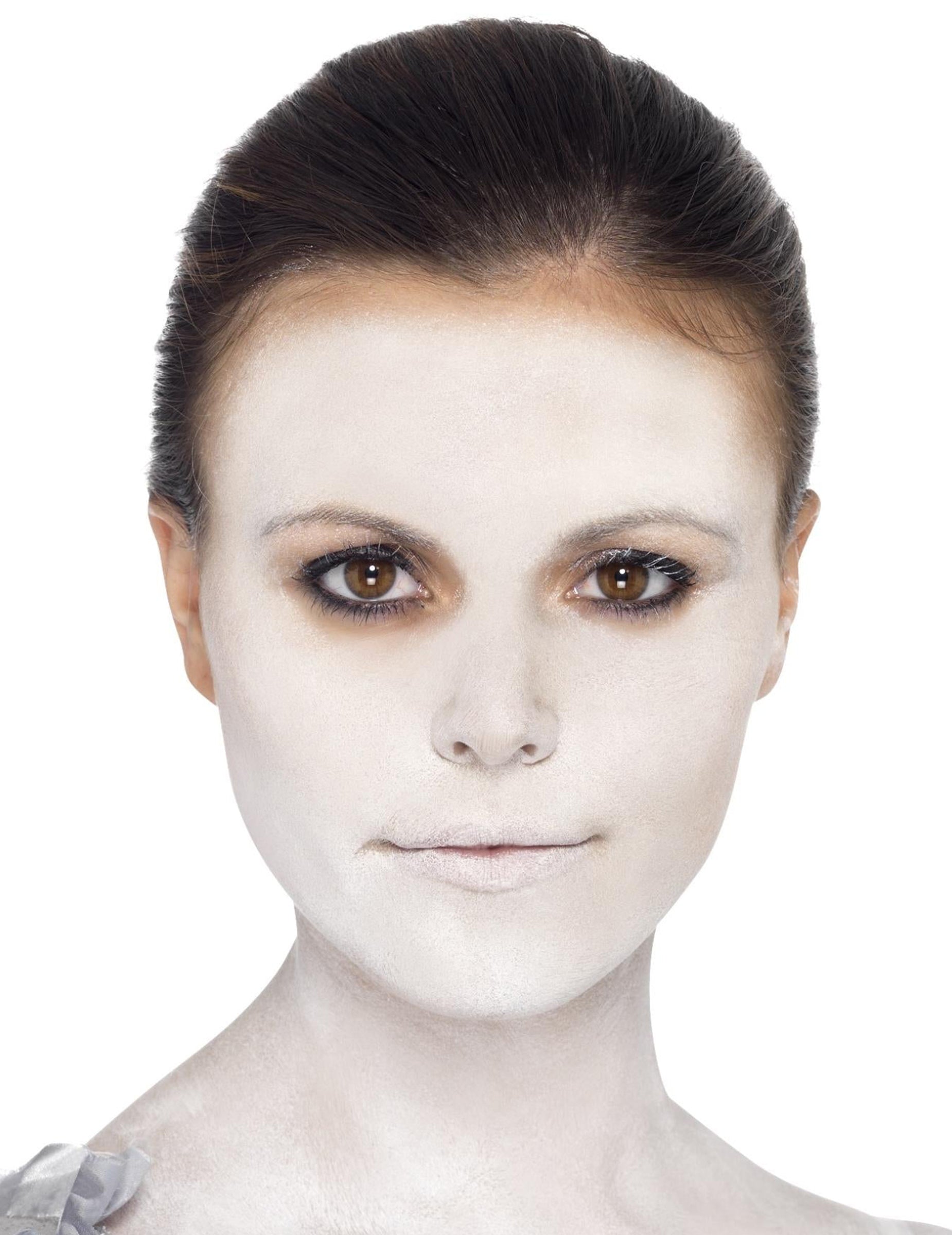 Rendu du maquillage sur le visage du kit maquillage pirate des mers