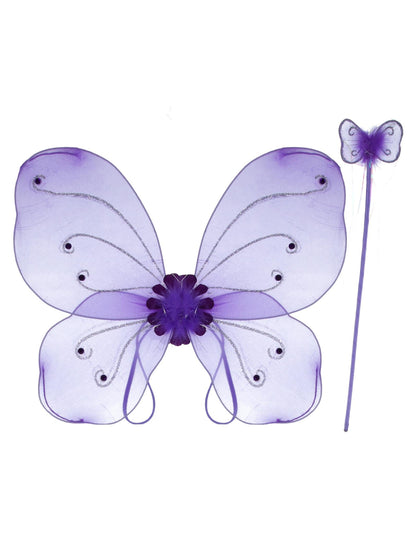 Violet lány pillangó készlet