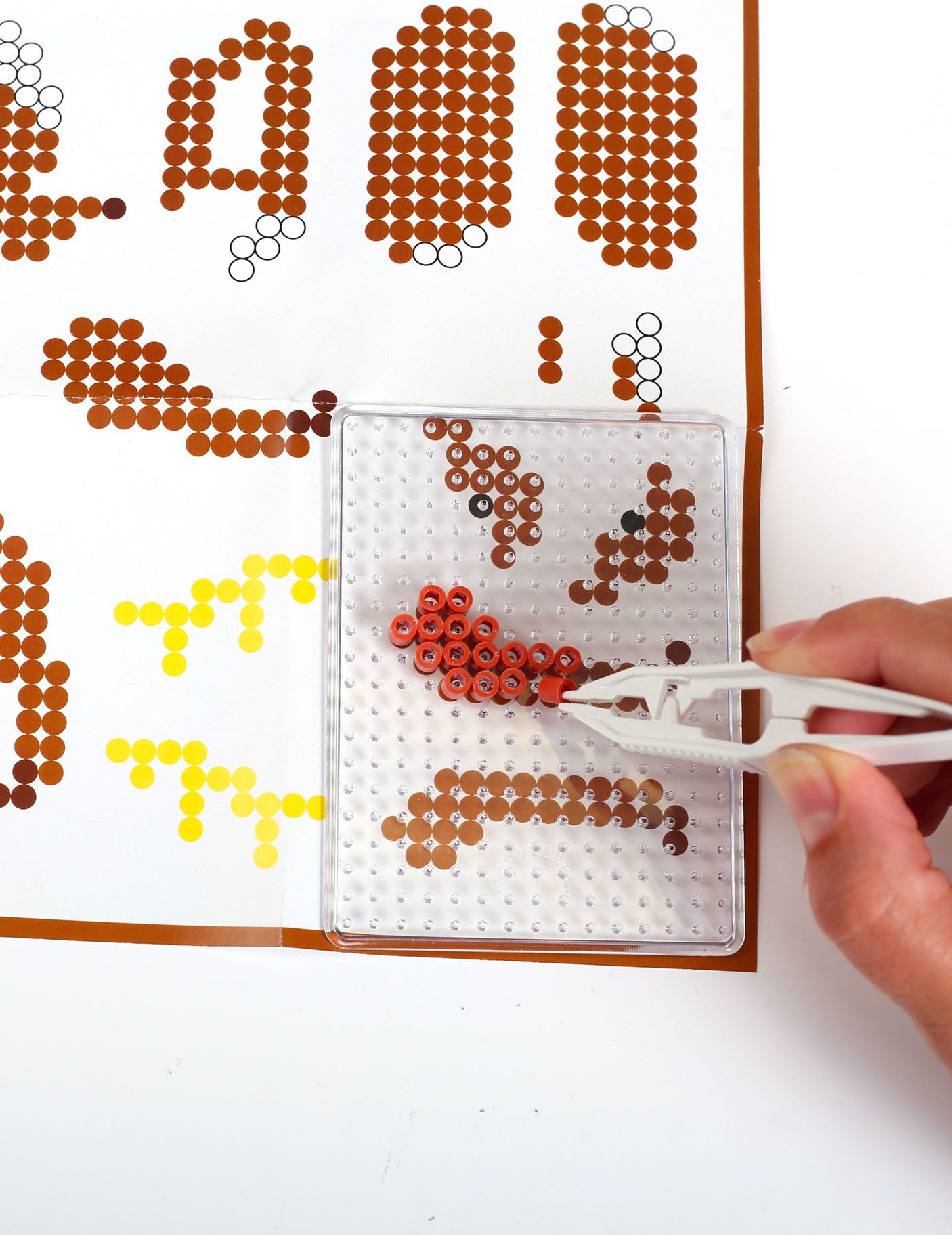 3D majom alakú vasalható gyöngykészlet - Kreatív hobbi