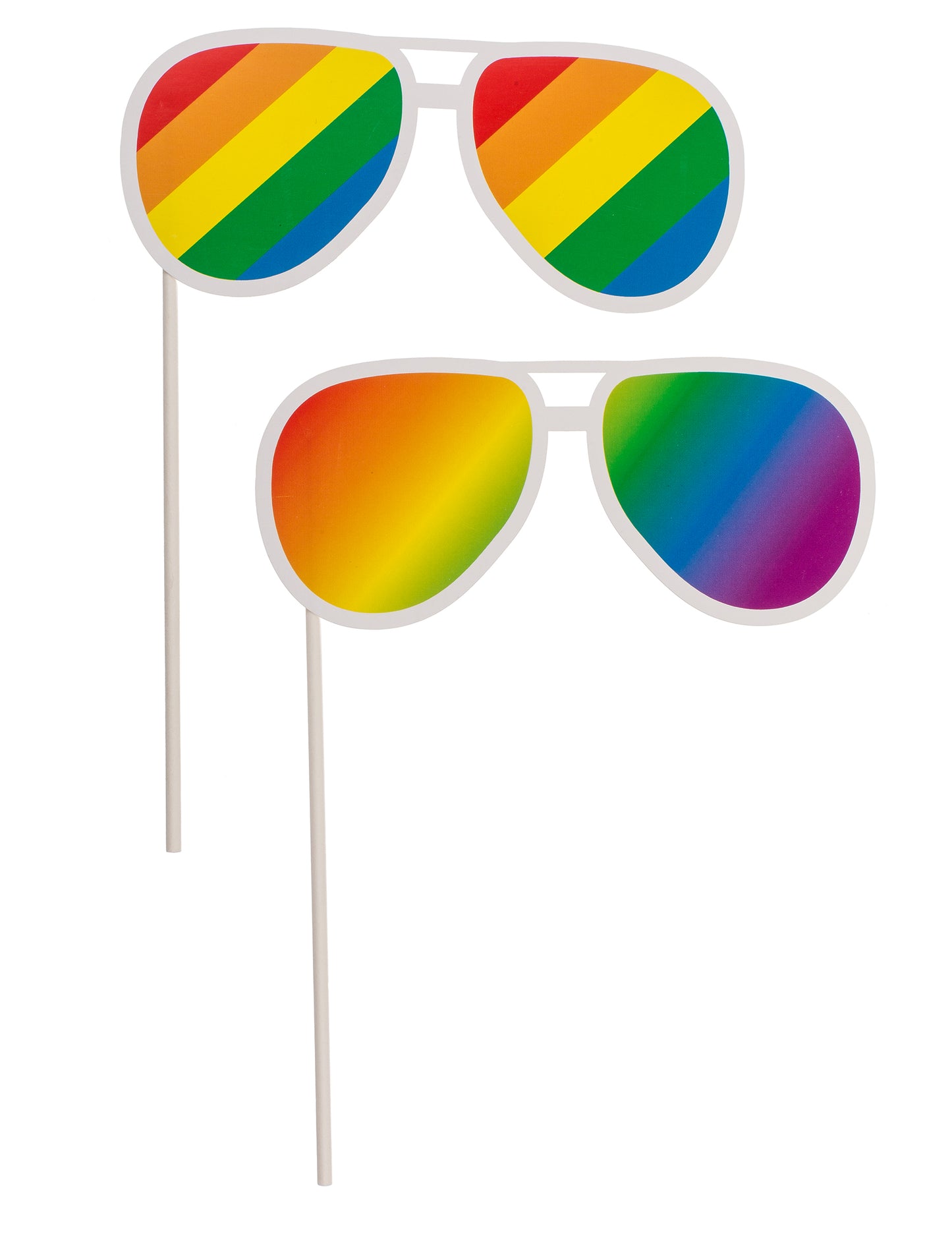 Kit photobooth arc en ciel pride 12 pièces