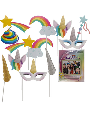 12 darabos unikornis fotófülke készlet