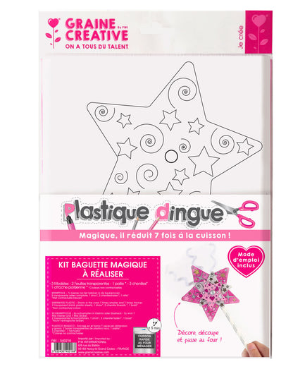 Őrült műanyag varázspálca színezőkészlet