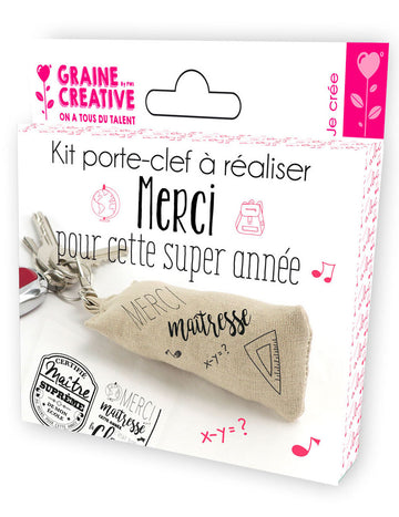 Textil tanári kulcstartó készlet