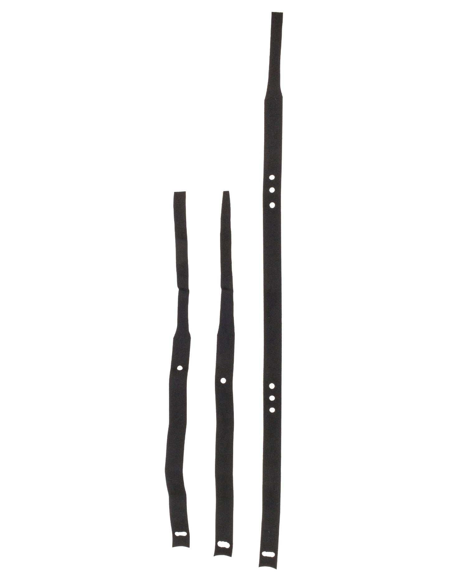 Détail des sangles de fixation du kit silhouette phosphorescente pour adulte