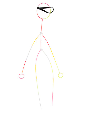 Sötétben világító sziluett készlet