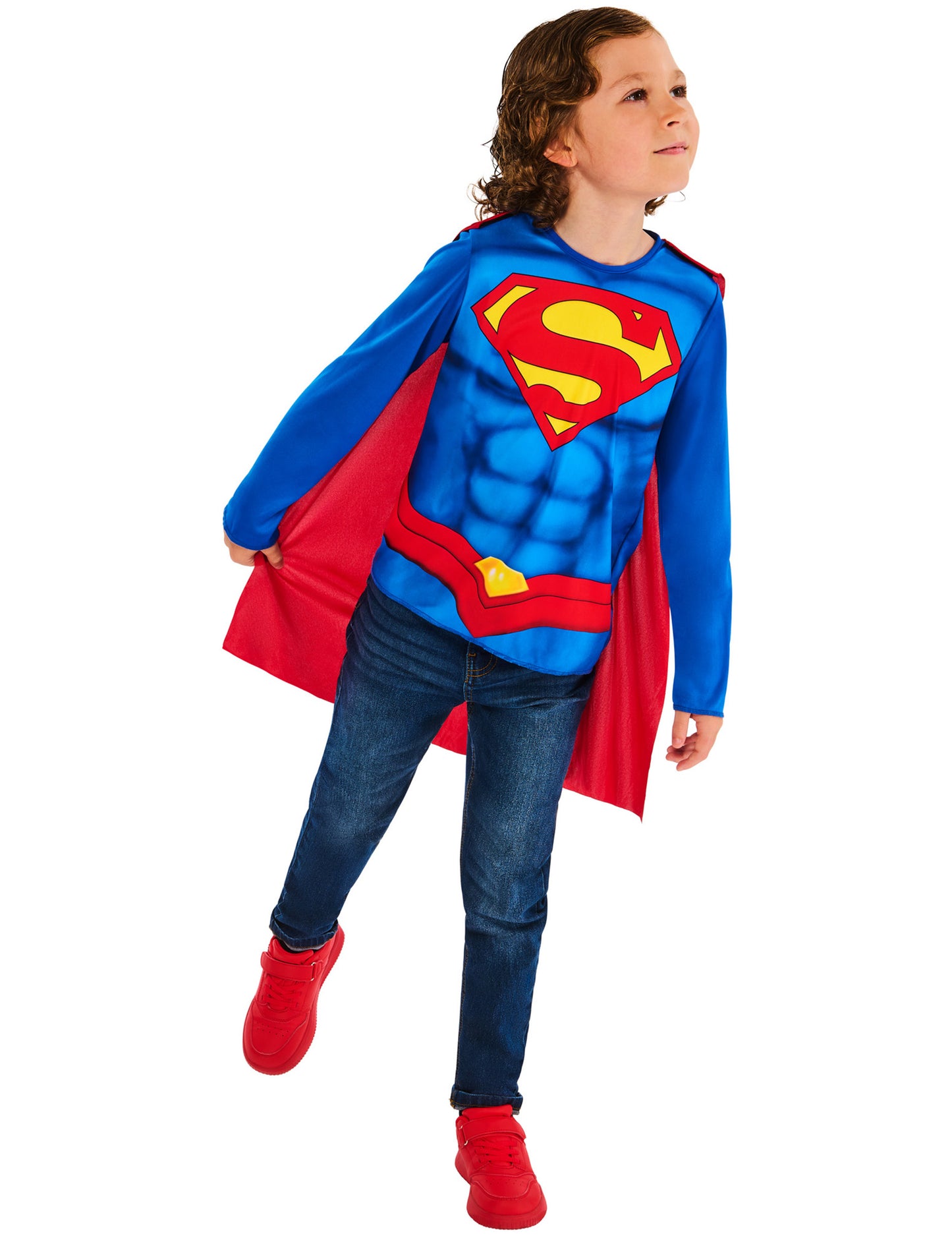 Superman™ gyerek felső és köpeny szett 