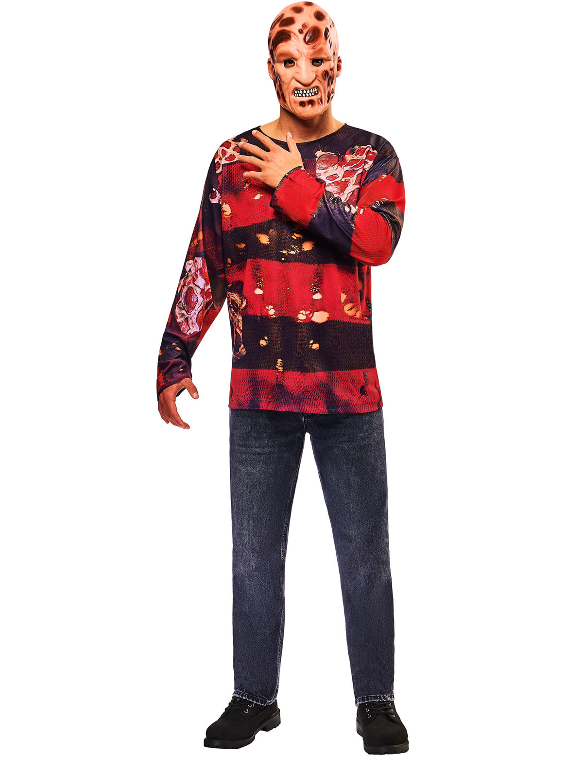 Felnőtt Freddy Kruegger™ felső és maszk készlet