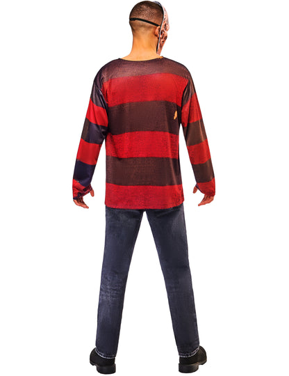 Felnőtt Freddy Kruegger™ felső és maszk készlet