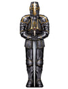 Détail de la hauteur de la décoration de chevalier avec armure