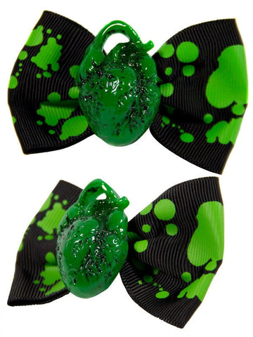 Kreepsville Gótikus Szív hajdísz 