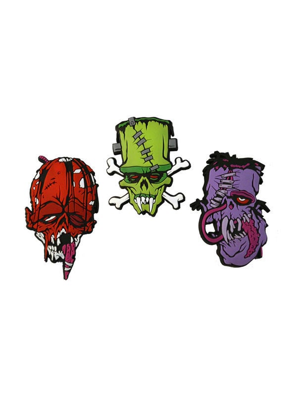 Set de patchs Toxic Toons pour adulte multicolore