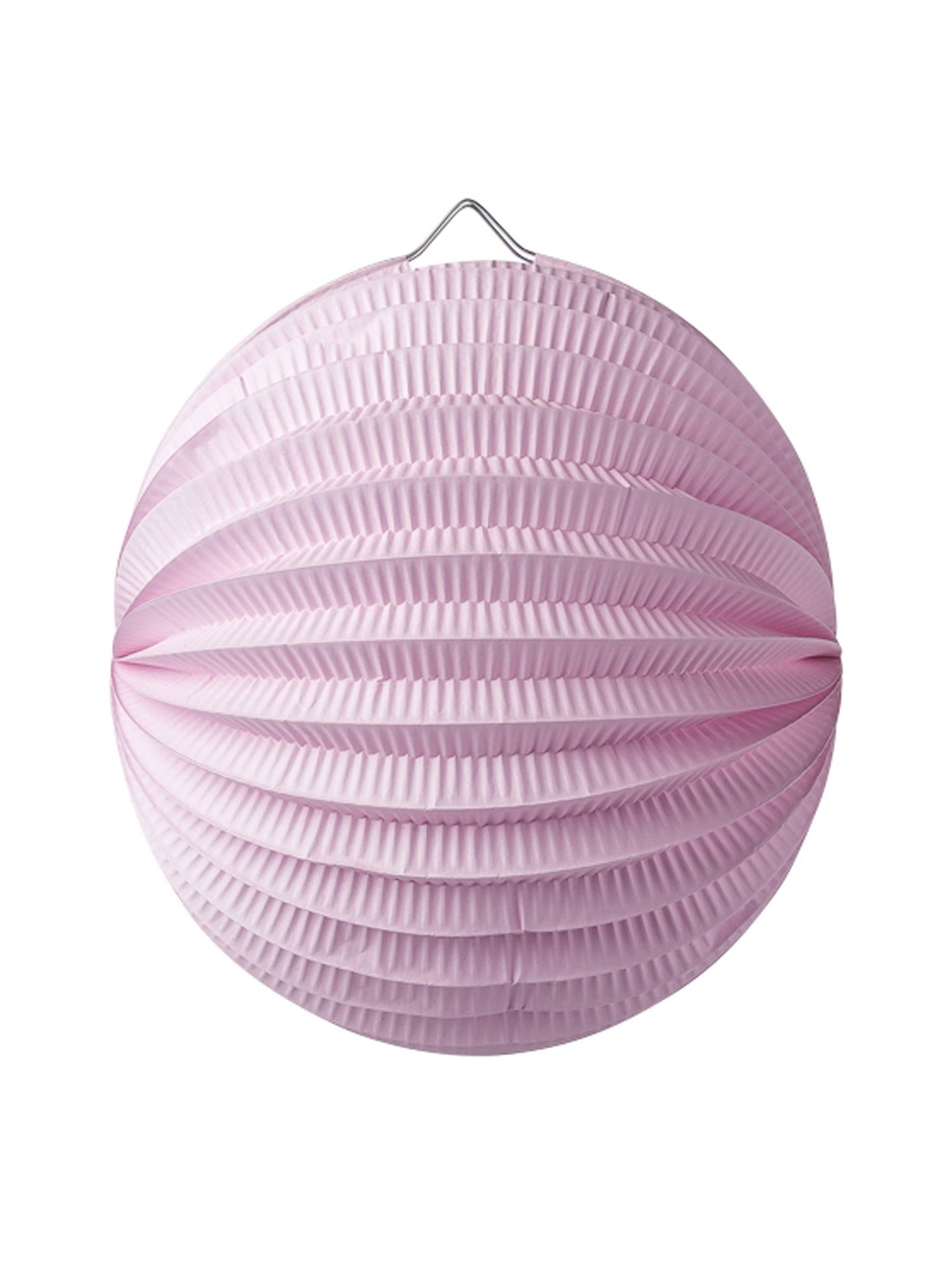 20 cm-es rózsaszín vastag papírból készült lampion gömb cm 