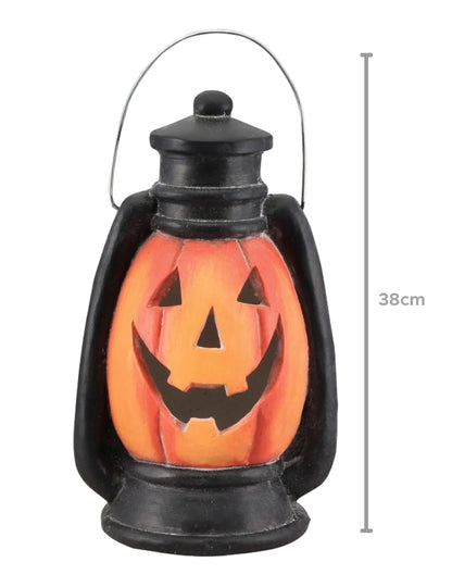 Világító ijesztő töklámpás 38 cm