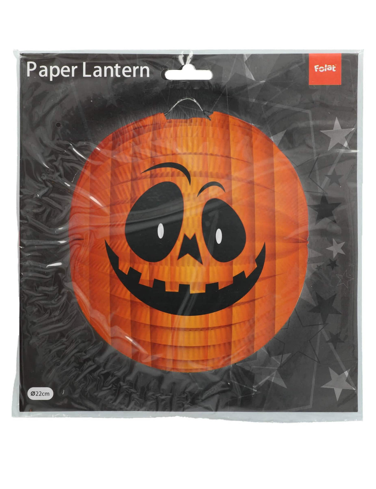 Csomagolás alatti nézet a halloween töklámpásról