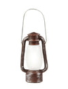 Lanterne lumineuse d'Halloween pour adulte marron effet vieilli