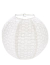 Lanterne dentelle vintage japonaise pour décoration blanche