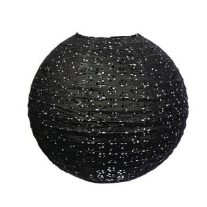 Japán csipke sáv fekete 35 cm