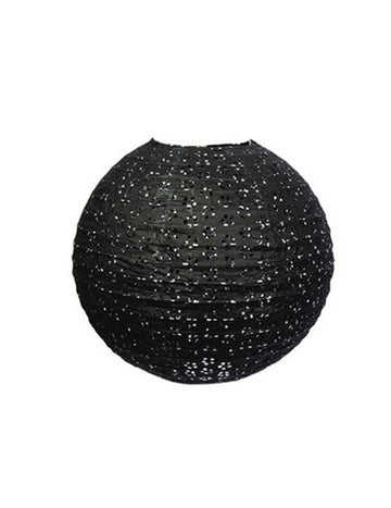 Japán csipke sáv fekete 35 cm