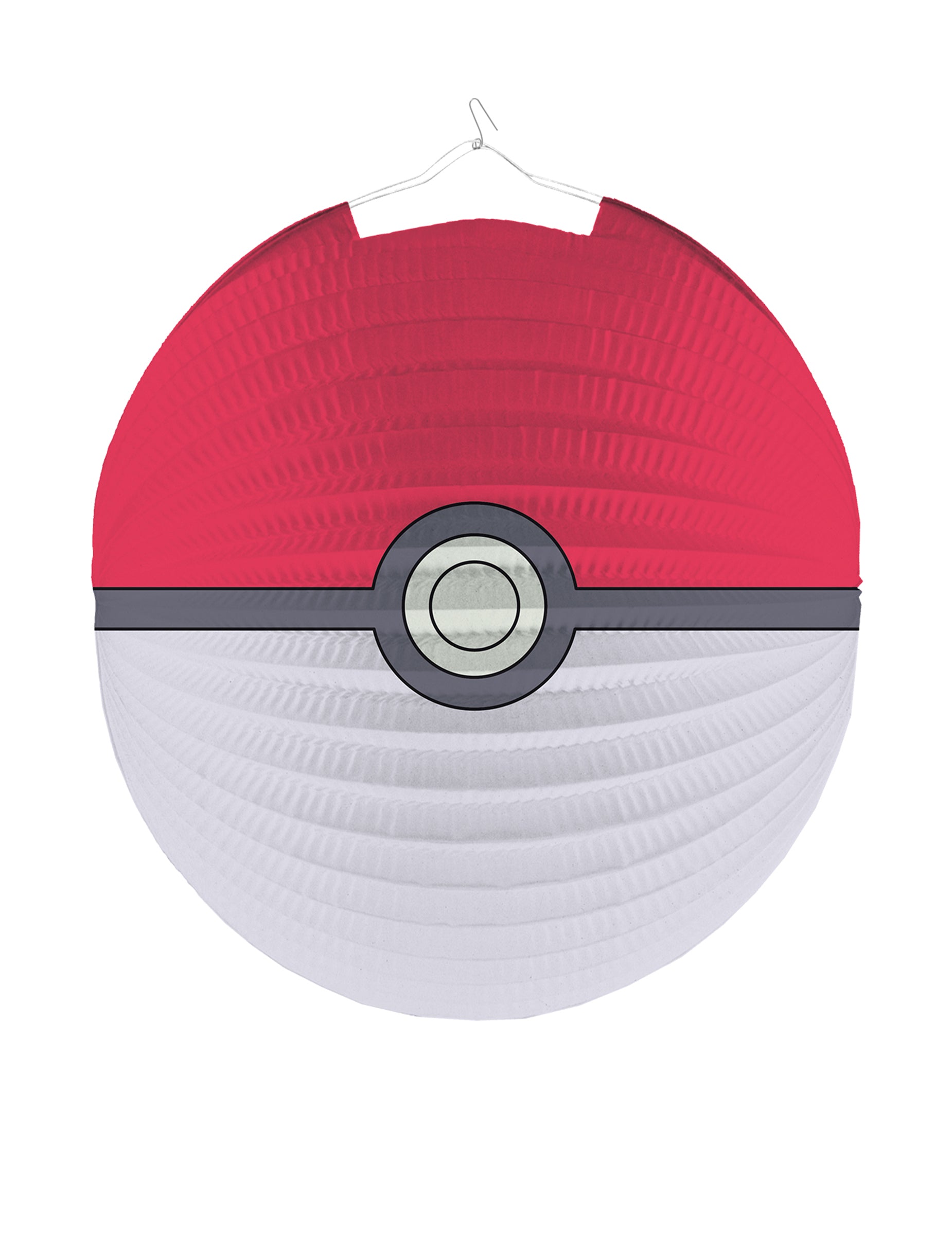 Lanterne Pokéball Pokémon rouge et blanc