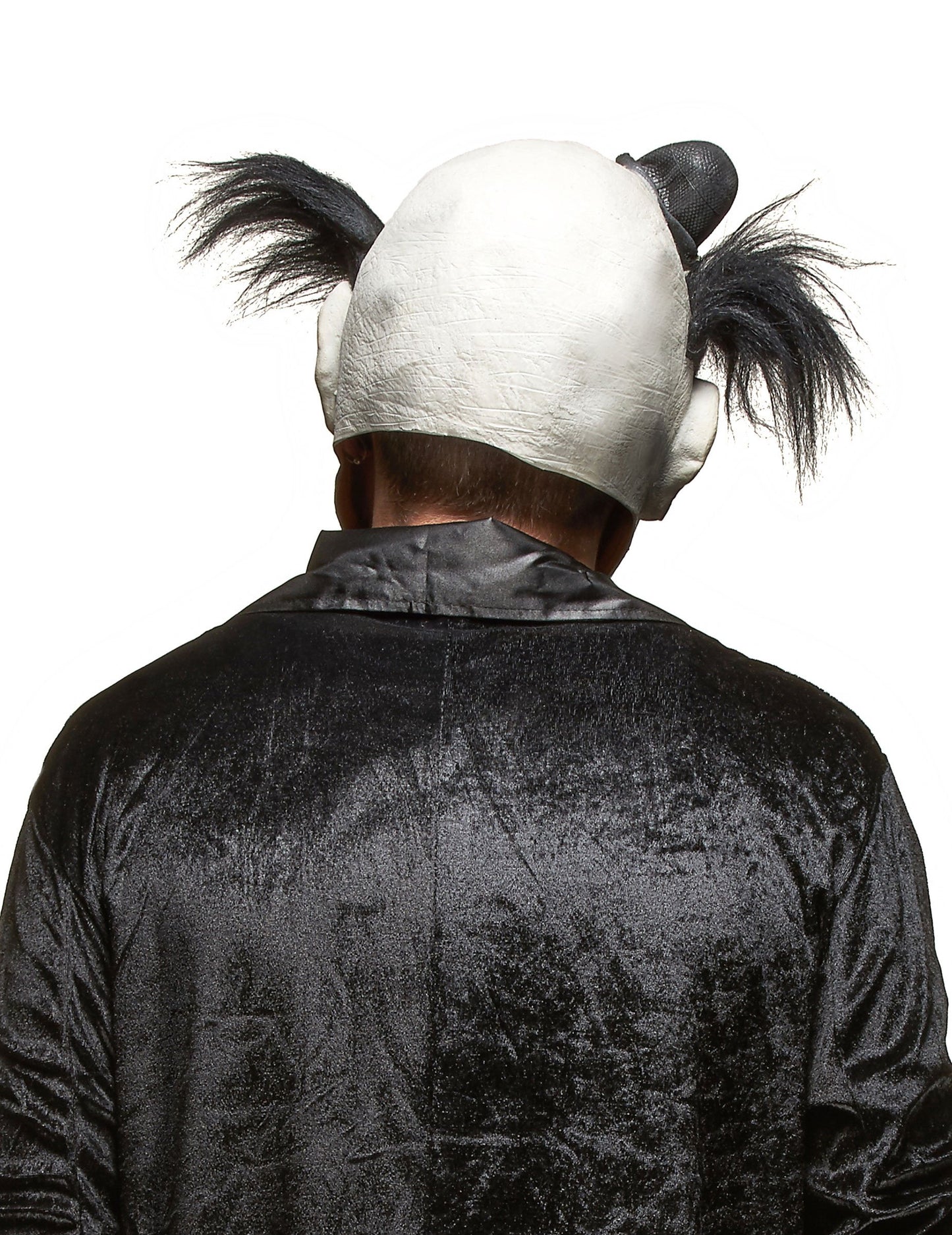 Vue de dos du masque en latex de clown sanglant