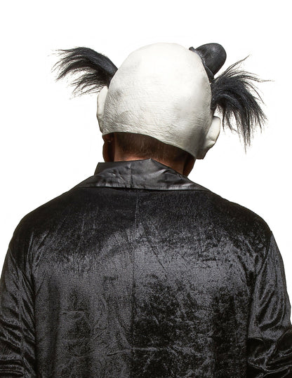 Vue de dos du masque en latex de clown sanglant