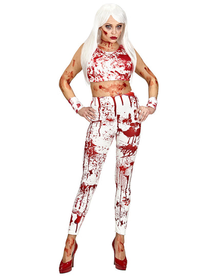 Vue d'ensemble du legging sanglant pour femme