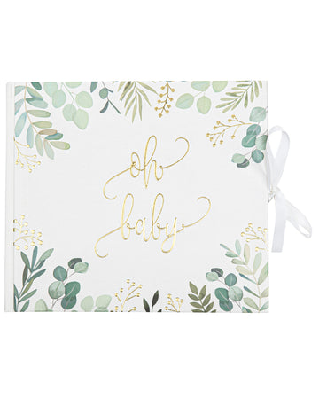 Oh Baby Eukaliptusz Vendégkönyv, Fém és Arany, 22 x 19 cm cm 68 oldal