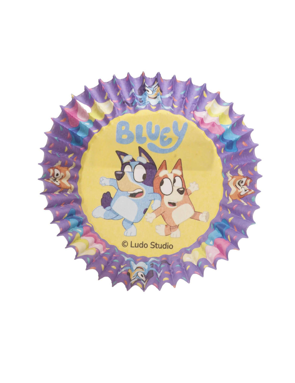 25 db Bluey és Bingo™ cupcake papírkosárka 5 × 3 cm