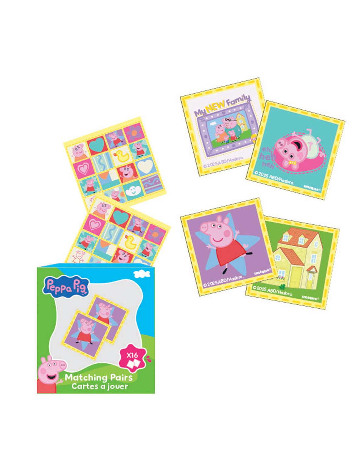 4 darabos Peppa Pig™ kártyajáték készlet
