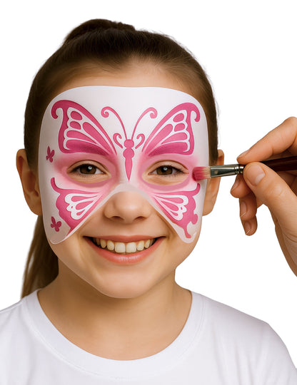 4 db-os állatos arcfestő sablonkészlet gyerekeknek