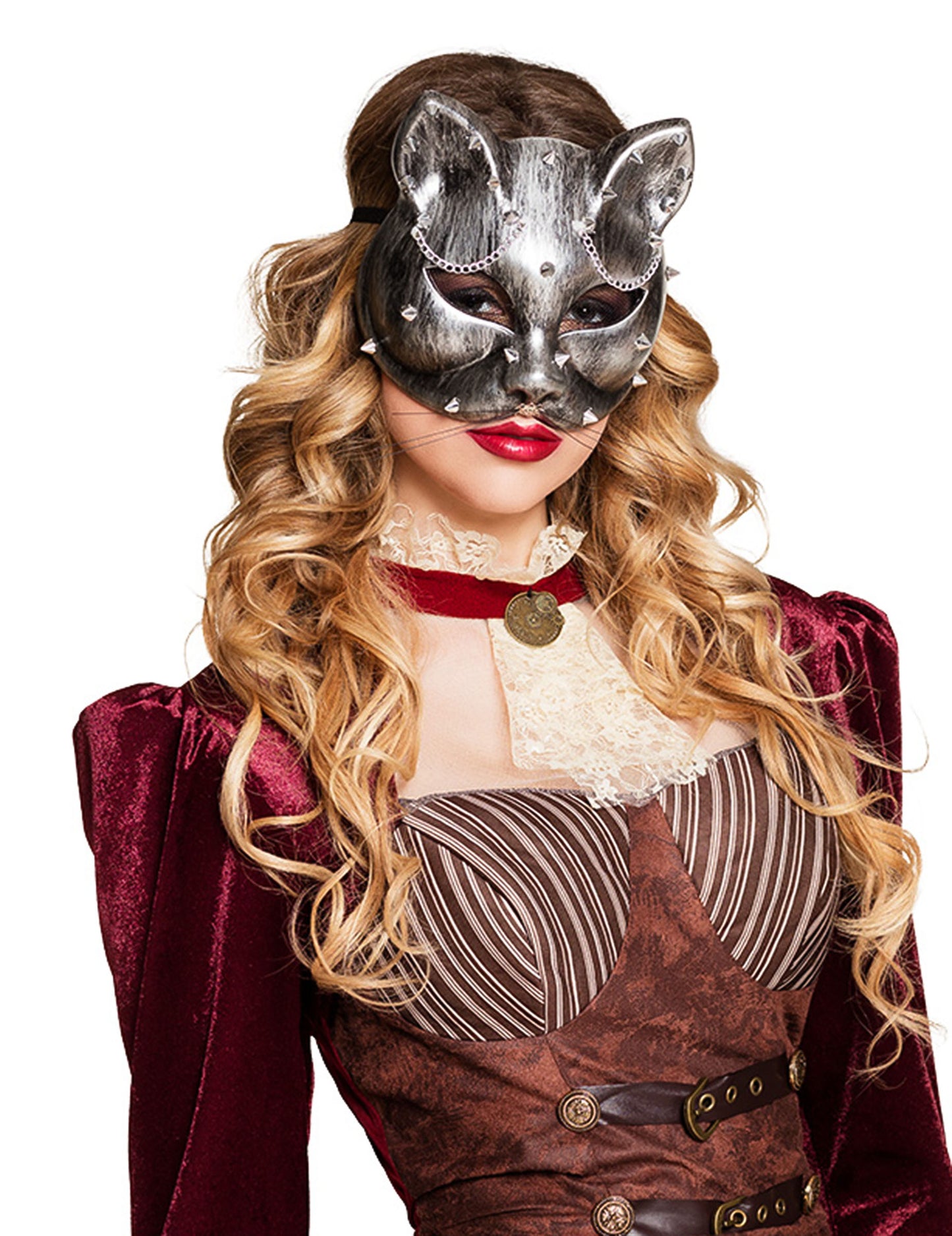 Farkas ezüst macska felnőtt steampunk