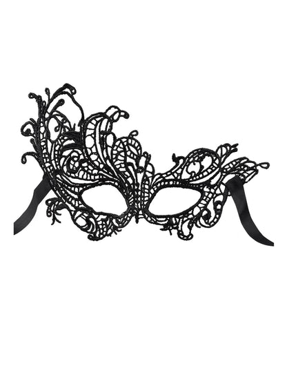 Vue de face du loup en dentelle pour femme