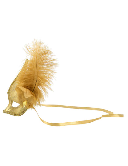Arany tollas felnőtt álarc 