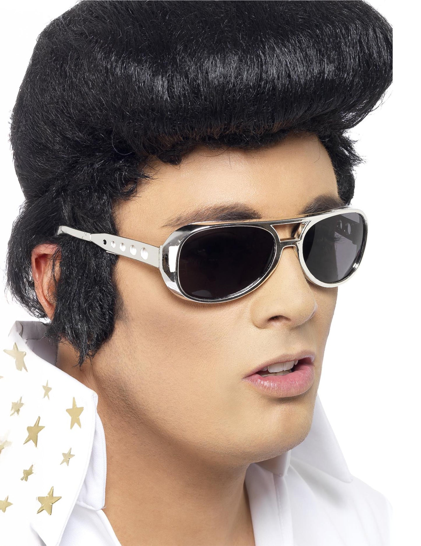Felnőtt ezüst Elvis szemüveg