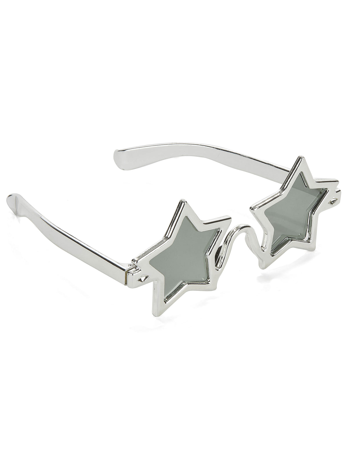 Lunettes étoile pour adulte argentées