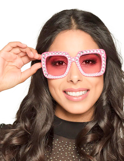 Bling bling rózsaszín szemüveg
