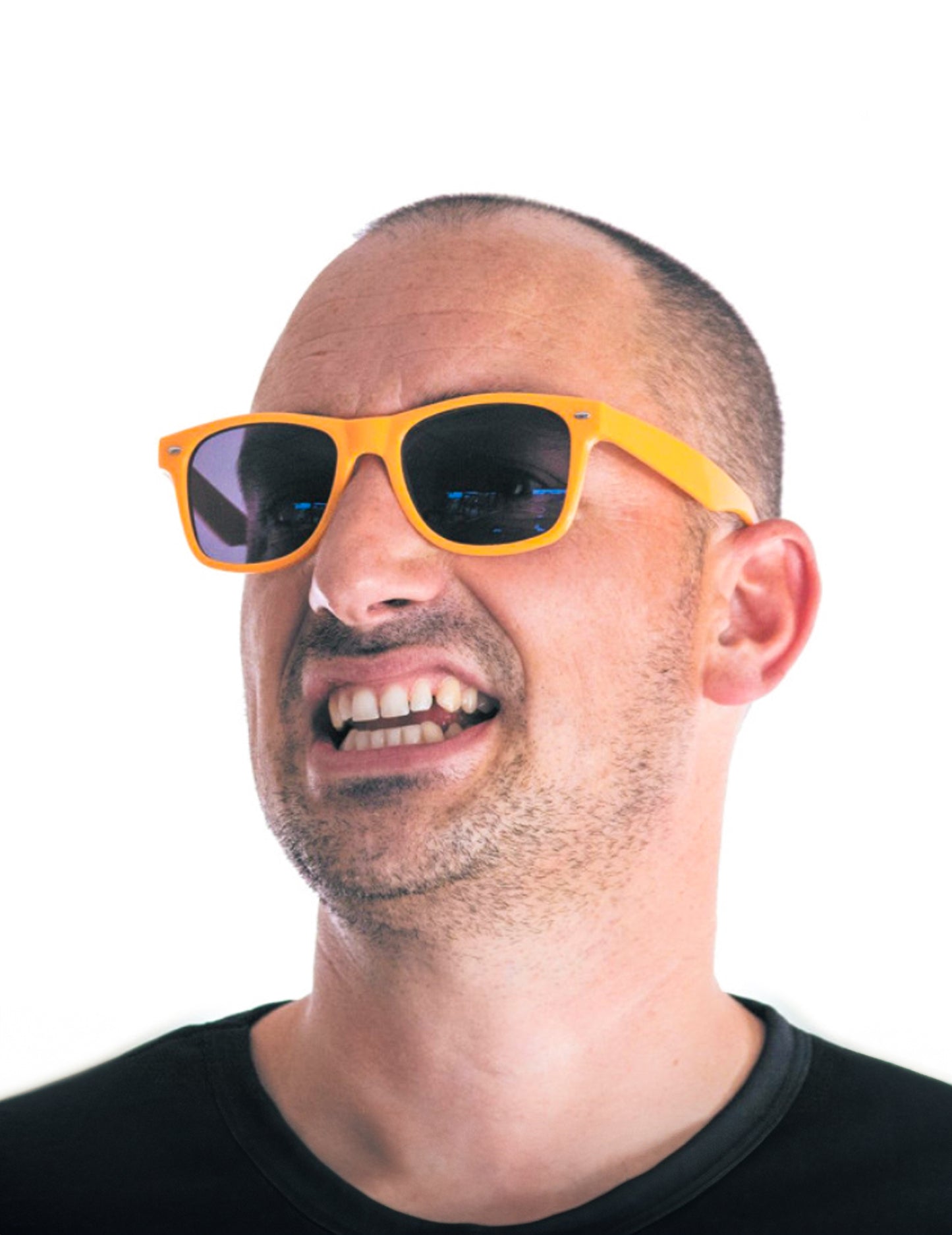 Narancssárga felnőtt fluoreszkáló blues szemüveg
