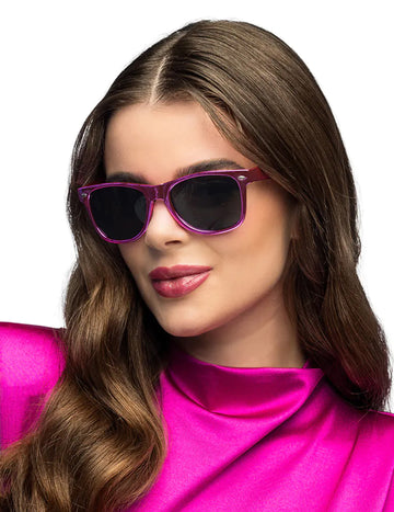 Felnőtt fém rózsaszín blues szemüveg