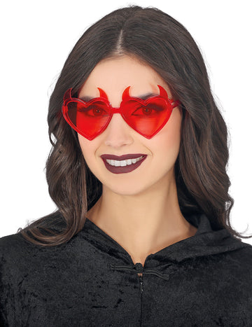 Gonosz vörös szív szemüveg felnőtteknek
