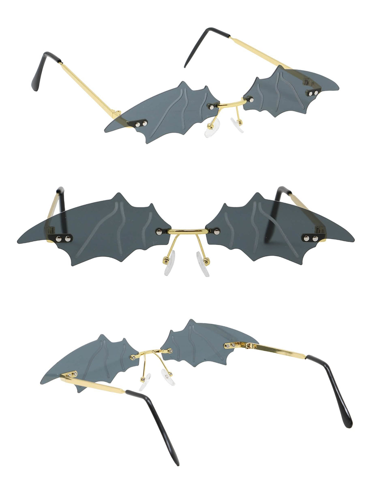 felnőtt fekete denevér szemüveg